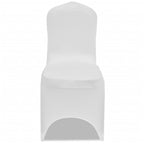 Vidaxl stoelhoes stretch wit (6 stuks)