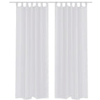 Vidaxl gordijn wit 140x175 cm (2 stuks)