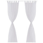 Vidaxl gordijn wit 140x175 cm (2 stuks)