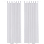 Vidaxl witte vitrage 140 x 225 cm 2 stuks