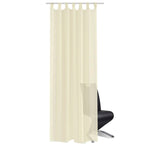 VidaXL Gordijn Crème 140x175 cm (2 stuks)