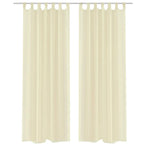 Vidaxl gordijn crème 140x245 cm (2 stuks)