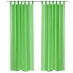 Vidaxl gordijn appelgroen 140x225 cm (2 stuks)