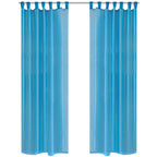 Vidaxl gordijn turquoise 140x225 cm (2 stuks)