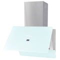 Vidaxl afzuigkap 600 mm gehard glas wit