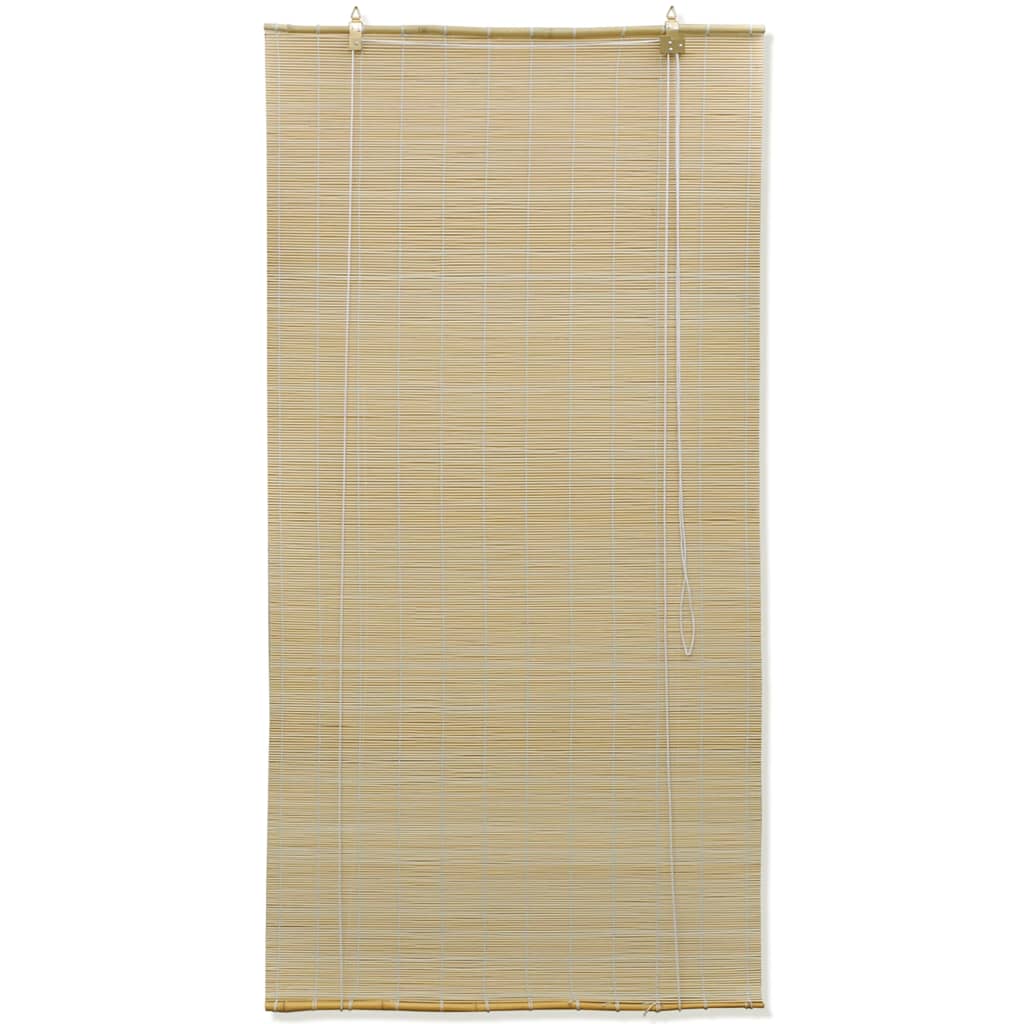 Vidaxl rolgordijn 80x160 cm bamboe natuurlijk
