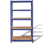 VidaXL Opbergrekken 2 st blauw