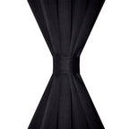 Vidaxl gordijnen met gleuven 135 x 245 cm zwart 2 st