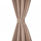 Vidaxl gordijnen met metalen ringen 135 x 245 cm 2 stuks (creme)