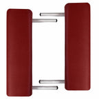 Vidaxl massagetafel met 2 zones inklapbaar aluminum frame rood
