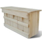 Vidaxl nestkast voor huismus 44 x 15,5 x 21,5 cm