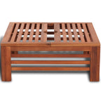 Vidaxl parasolvoetbedekking hout