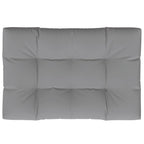 Vidaxl palletkussen 120 x 80 x 12 cm stof grijs