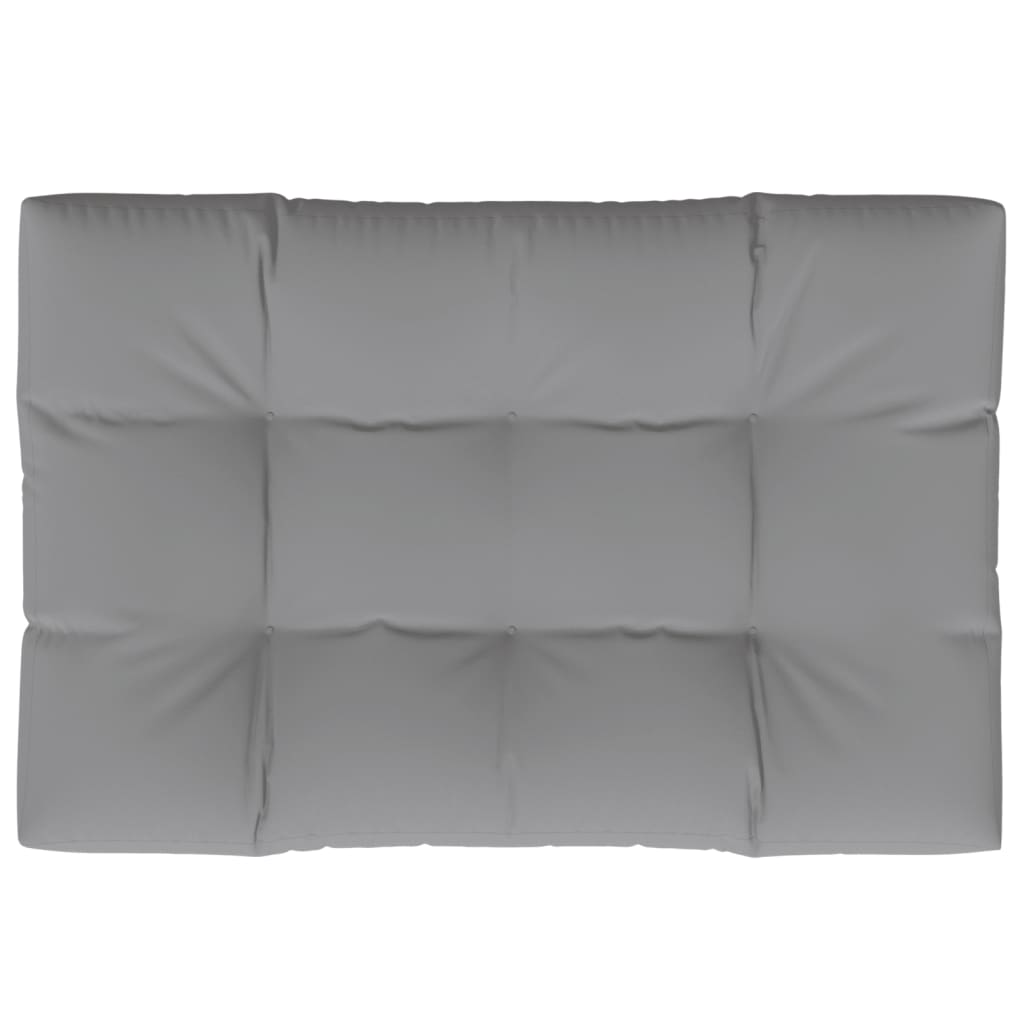 Vidaxl palletkussen 120 x 80 x 12 cm stof grijs