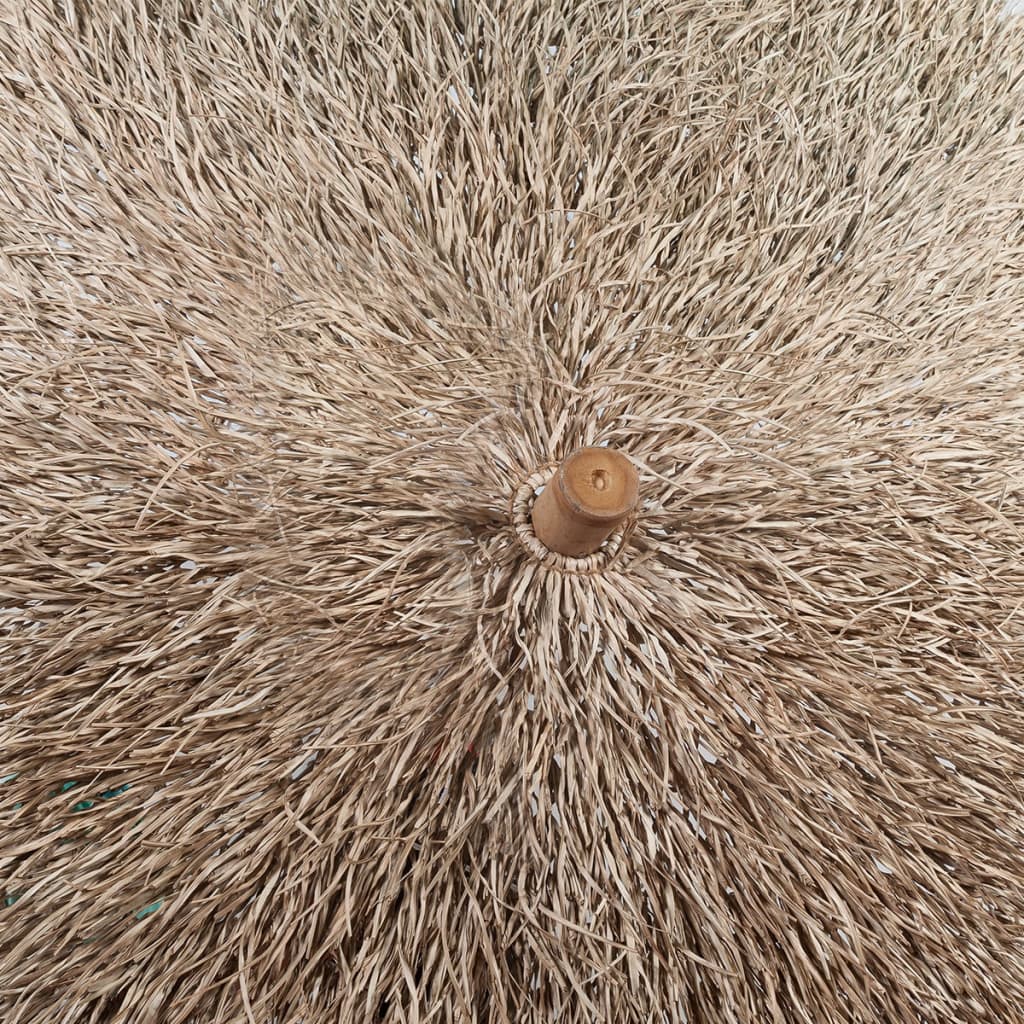 Vidaxl parasol van bamboe met dak van bananenbladeren 270 cm