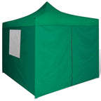 Vidaxl vouwtent met 4 zijwanden 3x3 m groen
