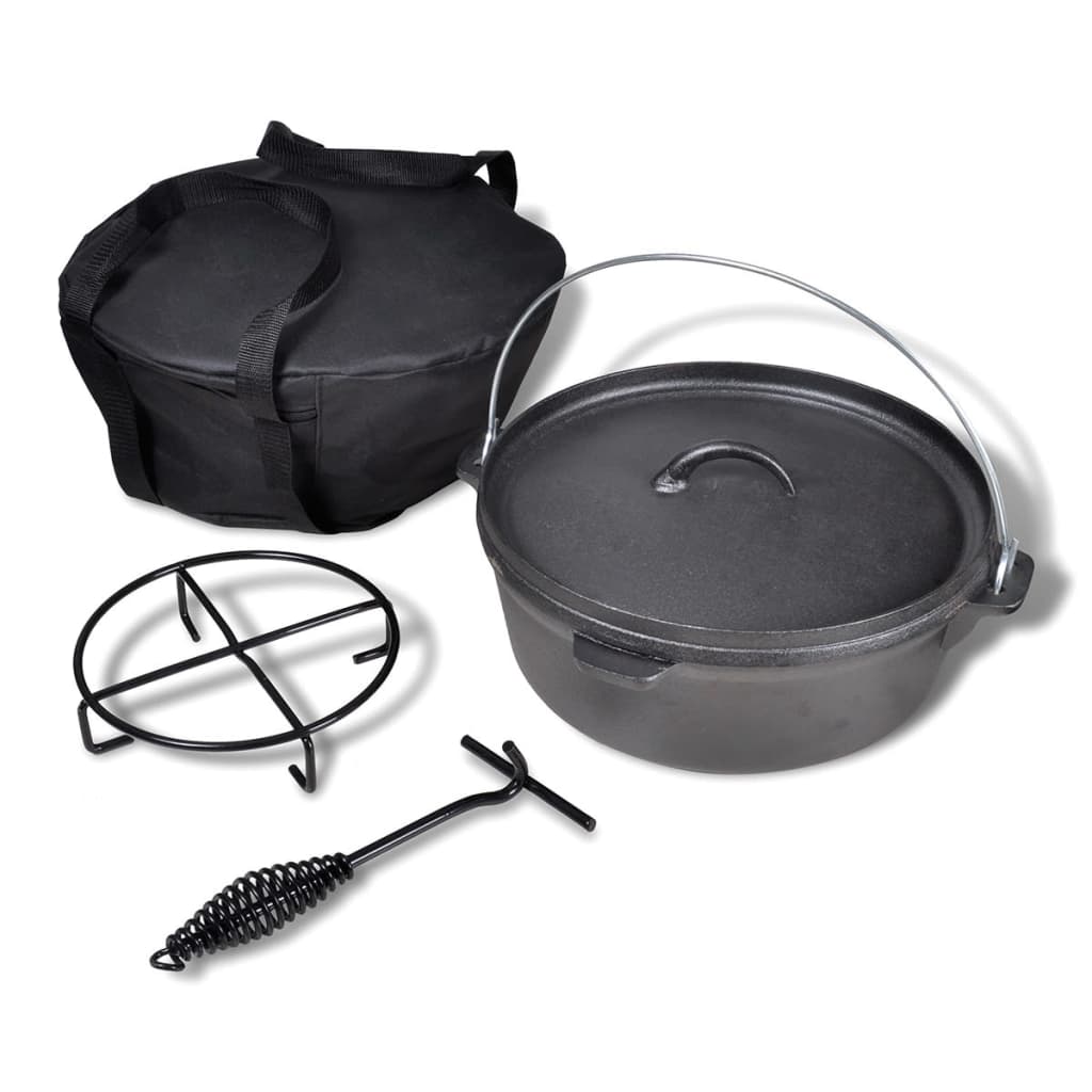 Vidaxl braadpan 5,6 l inclusief accessoires