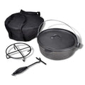 Vidaxl braadpan 5,6 l inclusief accessoires