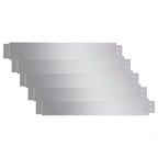 Vidaxl 5 st grasboord flexibel 100x14 cm gegalvaniseerd staal