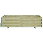 VidaXL Plantenbak verhoogd rechthoekig 120x40x30 cm hout