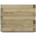 VidaXL Plantenbak verhoogd vierkant 50x50x40 cm hout