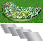 Vidaxl 20 st grasboord flexibel 100x14 cm gegalvaniseerd staal