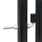 Vidaxl zwarte enkele deur 100x175 cm
