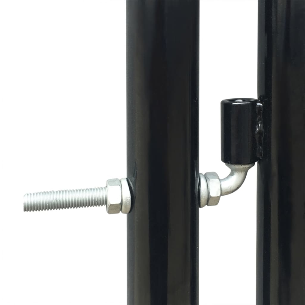 Vidaxl zwarte enkele deur 100x175 cm