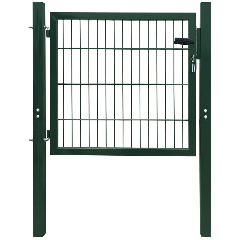 Vidaxl 2d hekpoort (enkel) groen 100x80 cm
