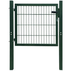 Vidaxl 2d hekpoort (enkel) groen 100x80 cm