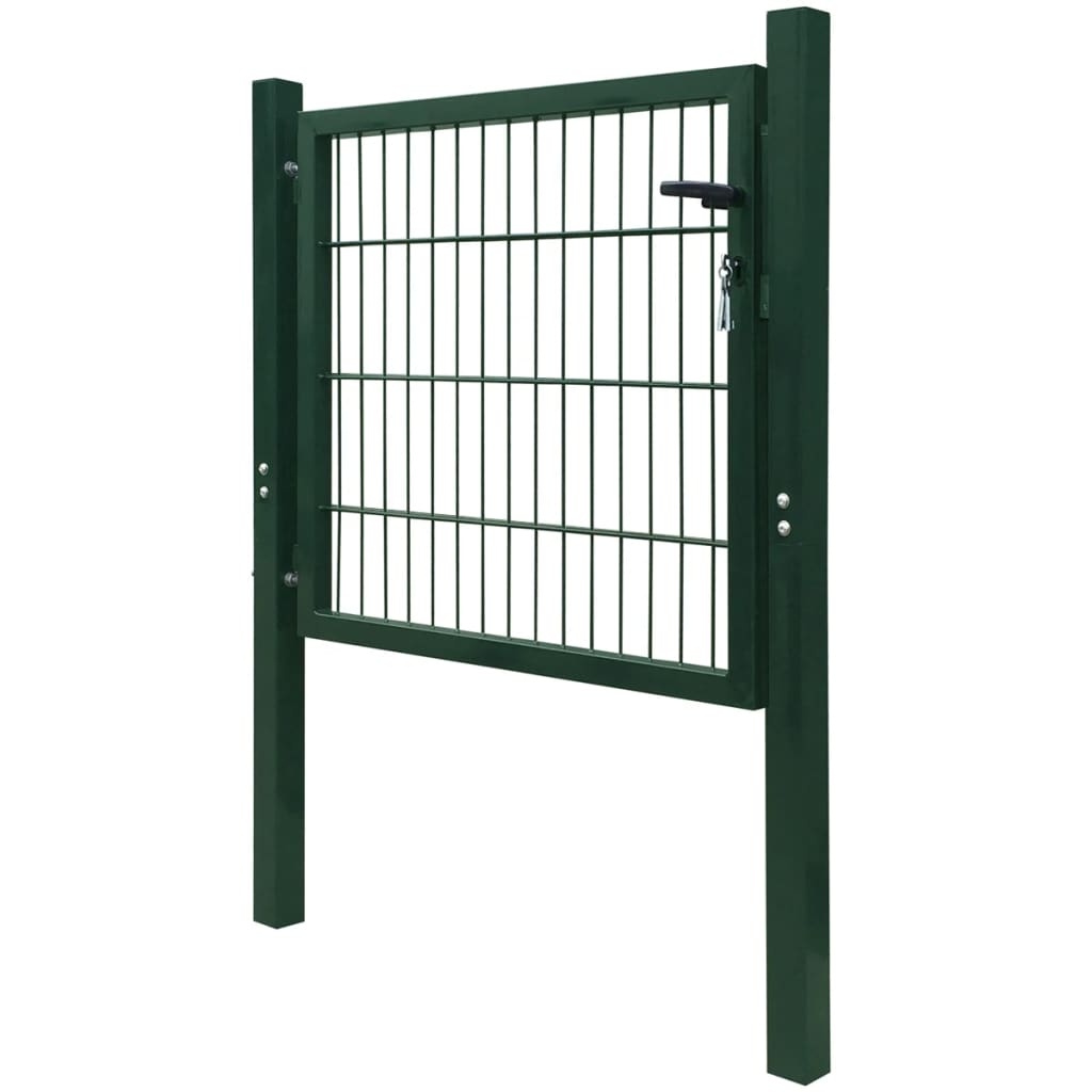 Vidaxl 2d hekpoort (enkel) groen 100x80 cm