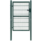 Vidaxl 2d hekpoort (enkel) groen 100x120 cm