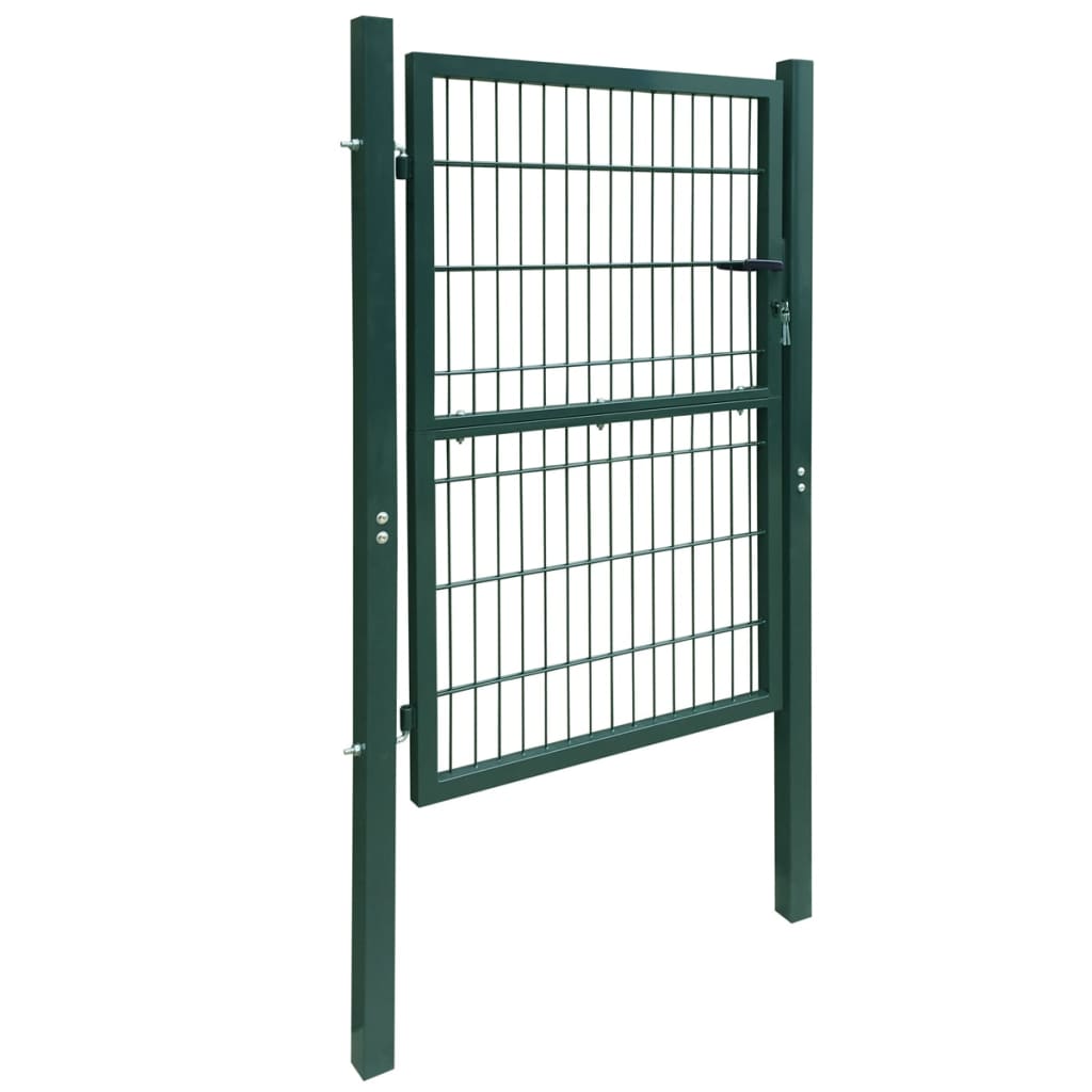 Vidaxl 2d hekpoort (enkel) groen 100x120 cm