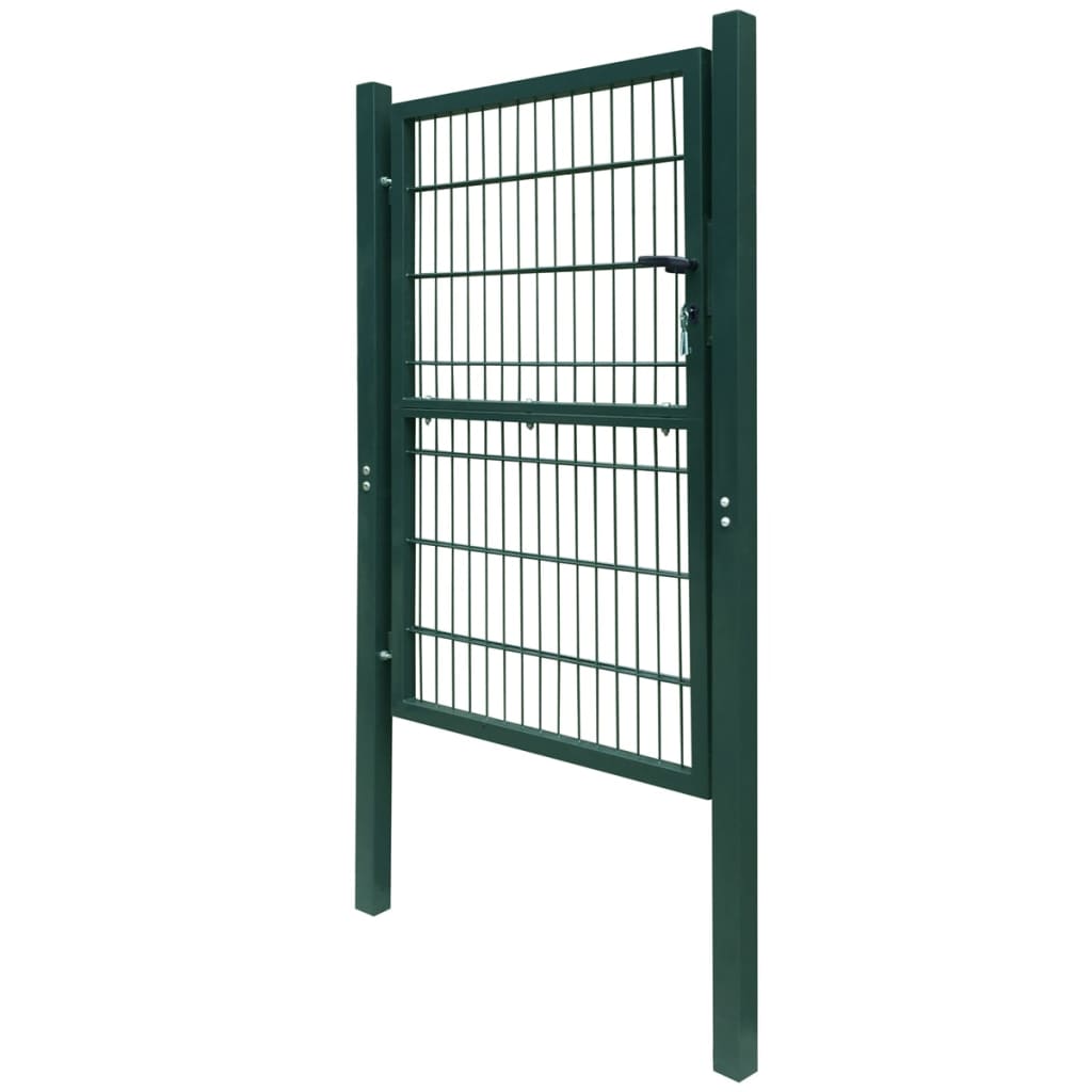 Vidaxl 2d hekpoort (enkel) groen 100x120 cm