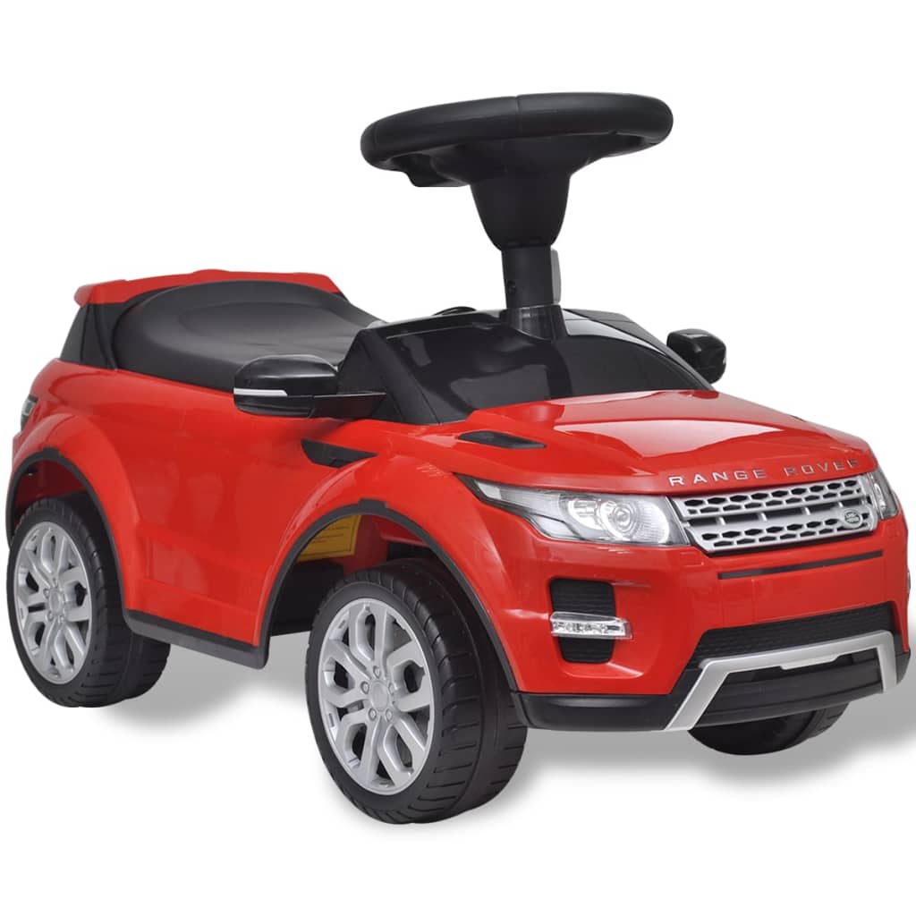 Vidaxl loopauto land rover 348 met muziek rood
