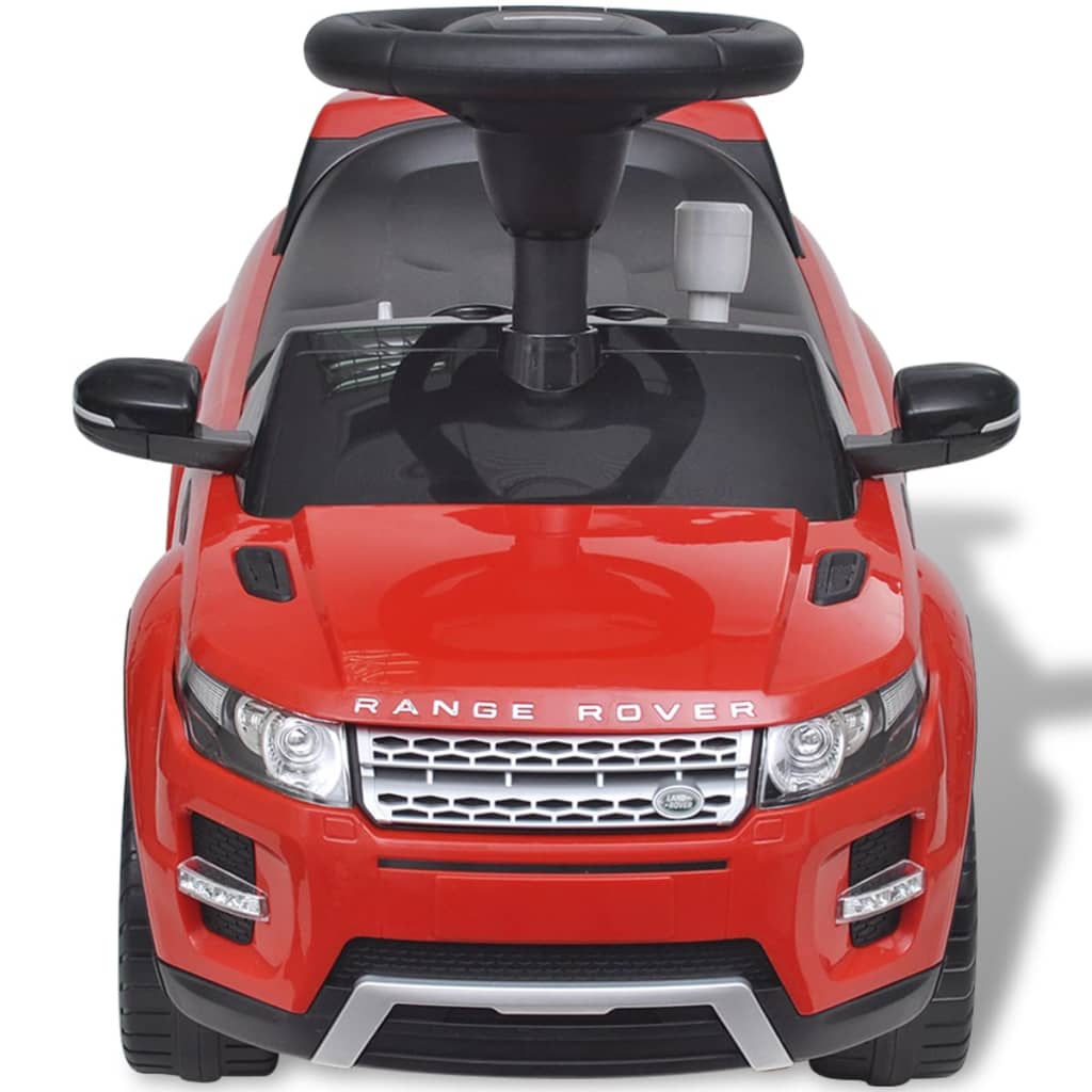 Vidaxl loopauto land rover 348 met muziek rood