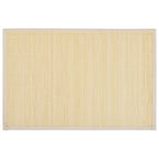 Vidaxl 6 placemats bamboe 30 x 45 cm natuurlijk