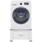Vidaxl wasmachineverhoger met lade wit
