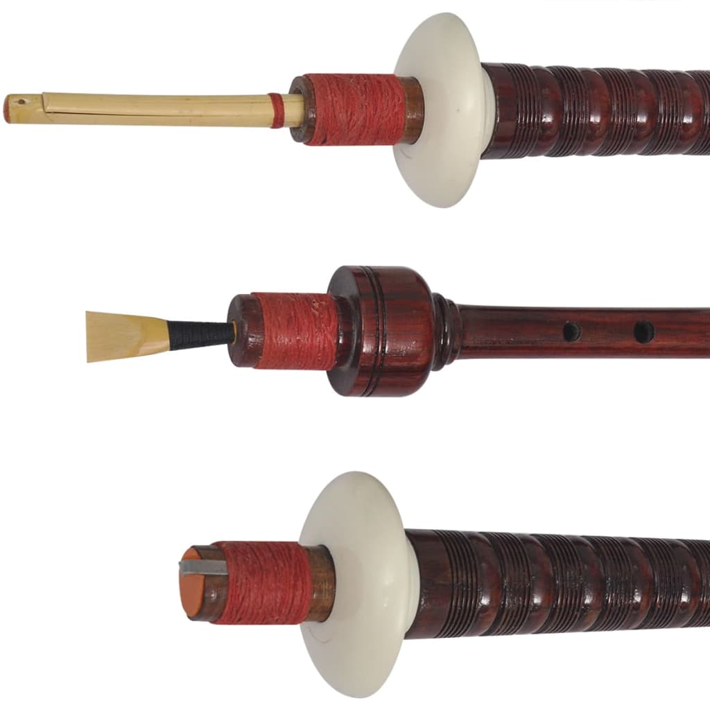 Vidaxl doedelzak schots great highland royal stewart tartan rood