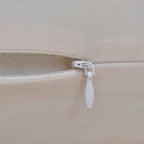 VidaXL Kussenhoezen katoen 40 x 40 cm beige 4 stuks