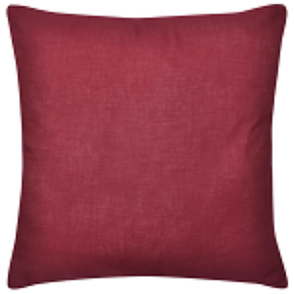 VidaXL Kussenhoezen katoen 50 x 50 cm bordeauxrood 4 stuks