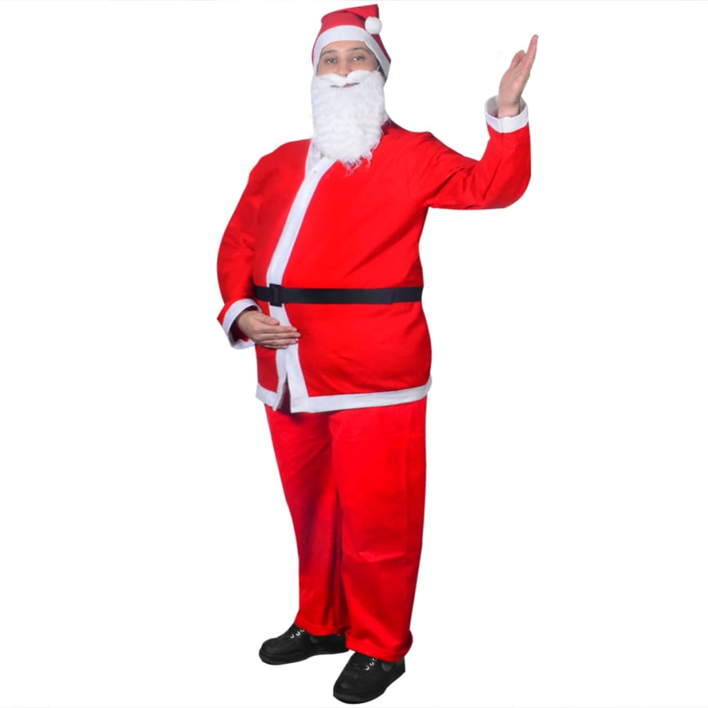 Vidaxl kerstmanpak kerstkostuum set