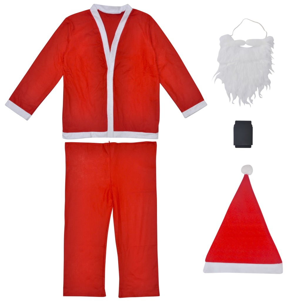 Vidaxl kerstmanpak kerstkostuum set