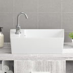 Vidaxl wasbak 48x25x15 cm keramiek wit