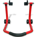 Vidaxl motorfiets achterwiel paddock standaard rood