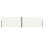 Vidaxl windscherm uittrekbaar 160x600 cm crème