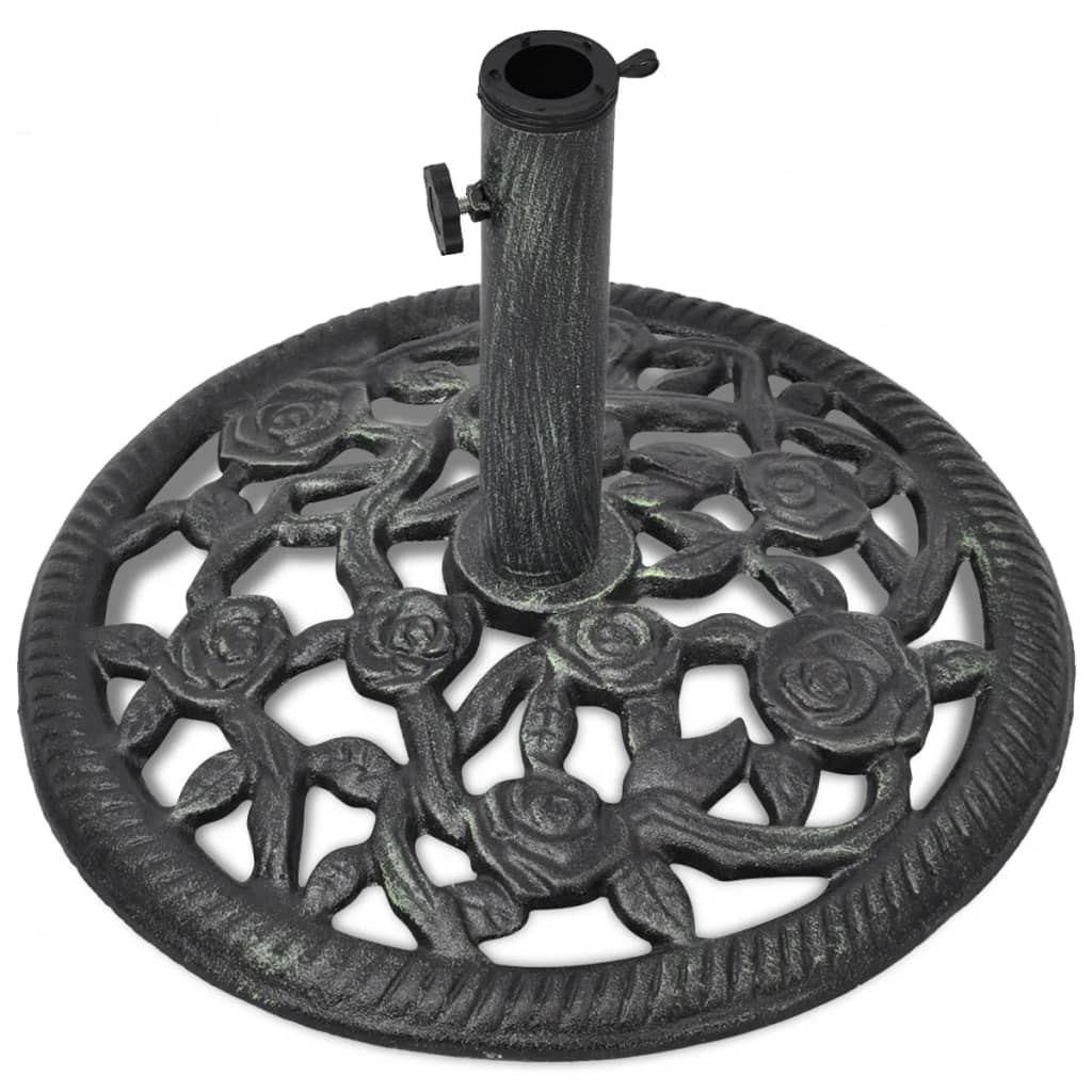 Vidaxl parasolvoet 12 kg 48 cm gietijzer