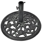 Vidaxl parasolvoet 12 kg 48 cm gietijzer