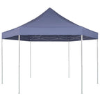 Vidaxl partytent pop-up zeshoekig inklapbaar 3,6x3,1 m donkerblauw