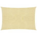 Vidaxl zonnescherm hdpe rechthoekig 4x6 m beige